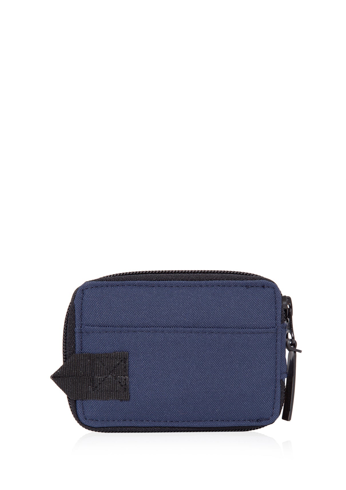 Zip Detailed Navy Wallet
