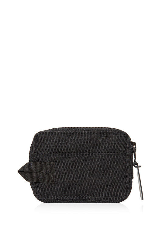 Zip Detailed Black Wallet