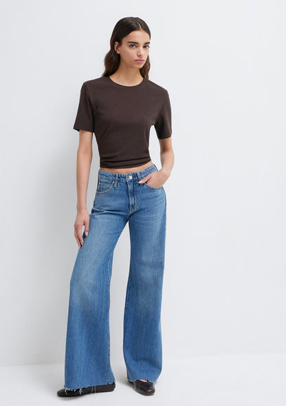 Grace Mid Shaded Denim Jean Pants