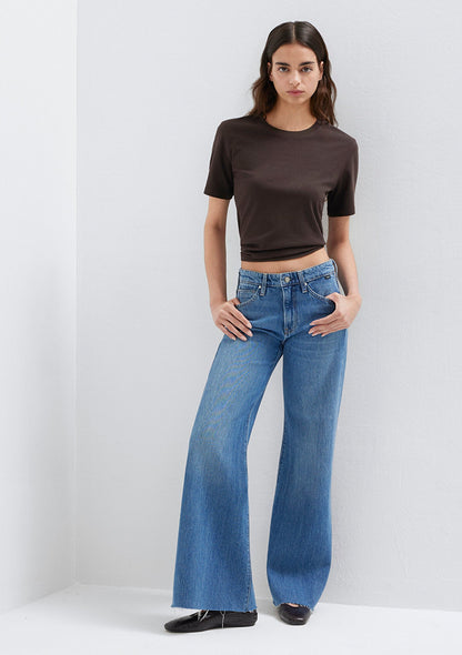 Grace Mid Shaded Denim Jean Pants