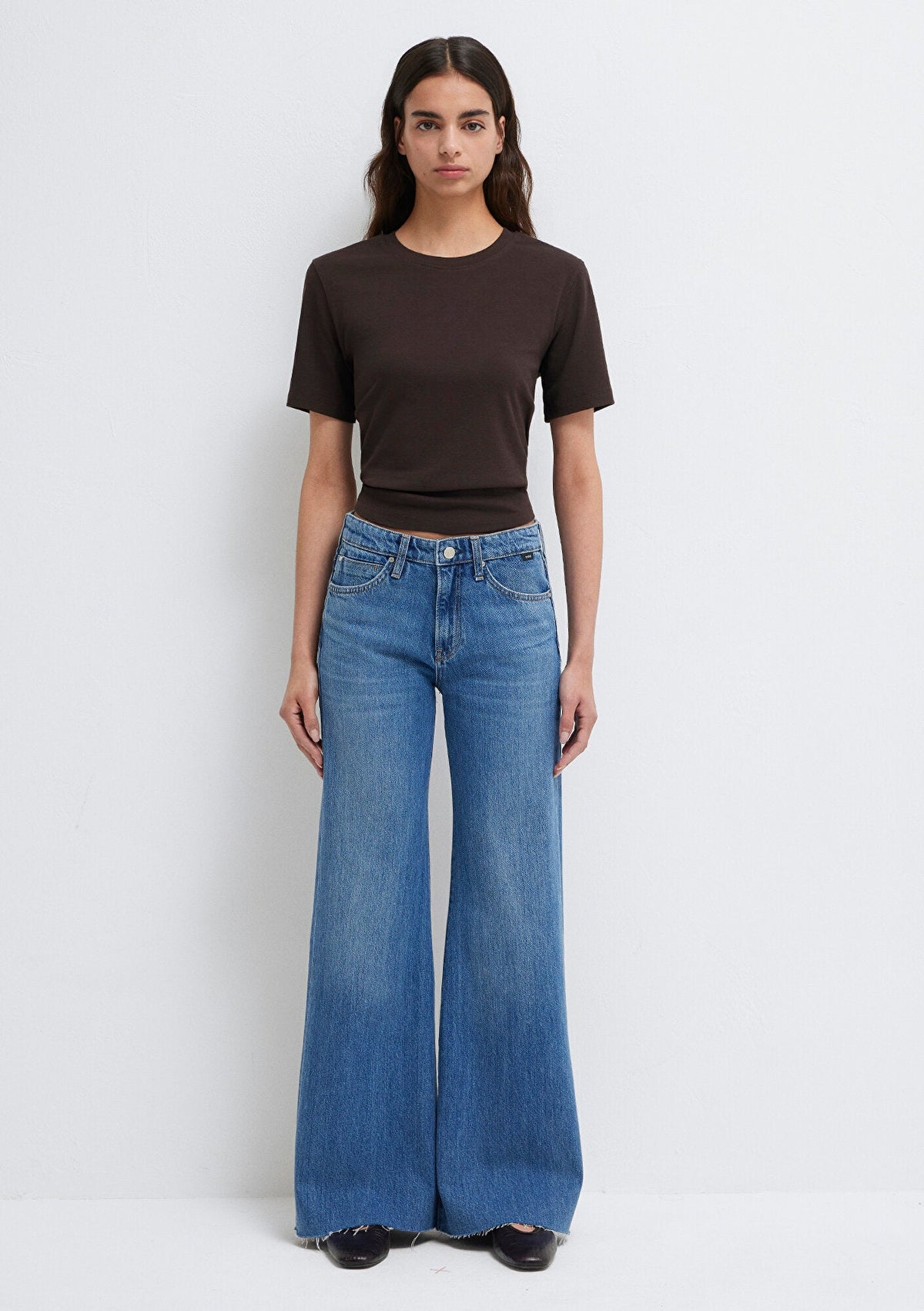 Grace Mid Shaded Denim Jean Pants