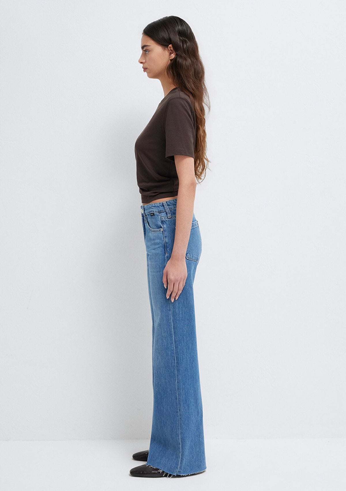 Grace Mid Shaded Denim Jean Pants