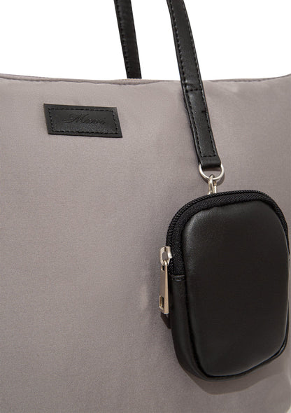 Grey Shoulder Bag