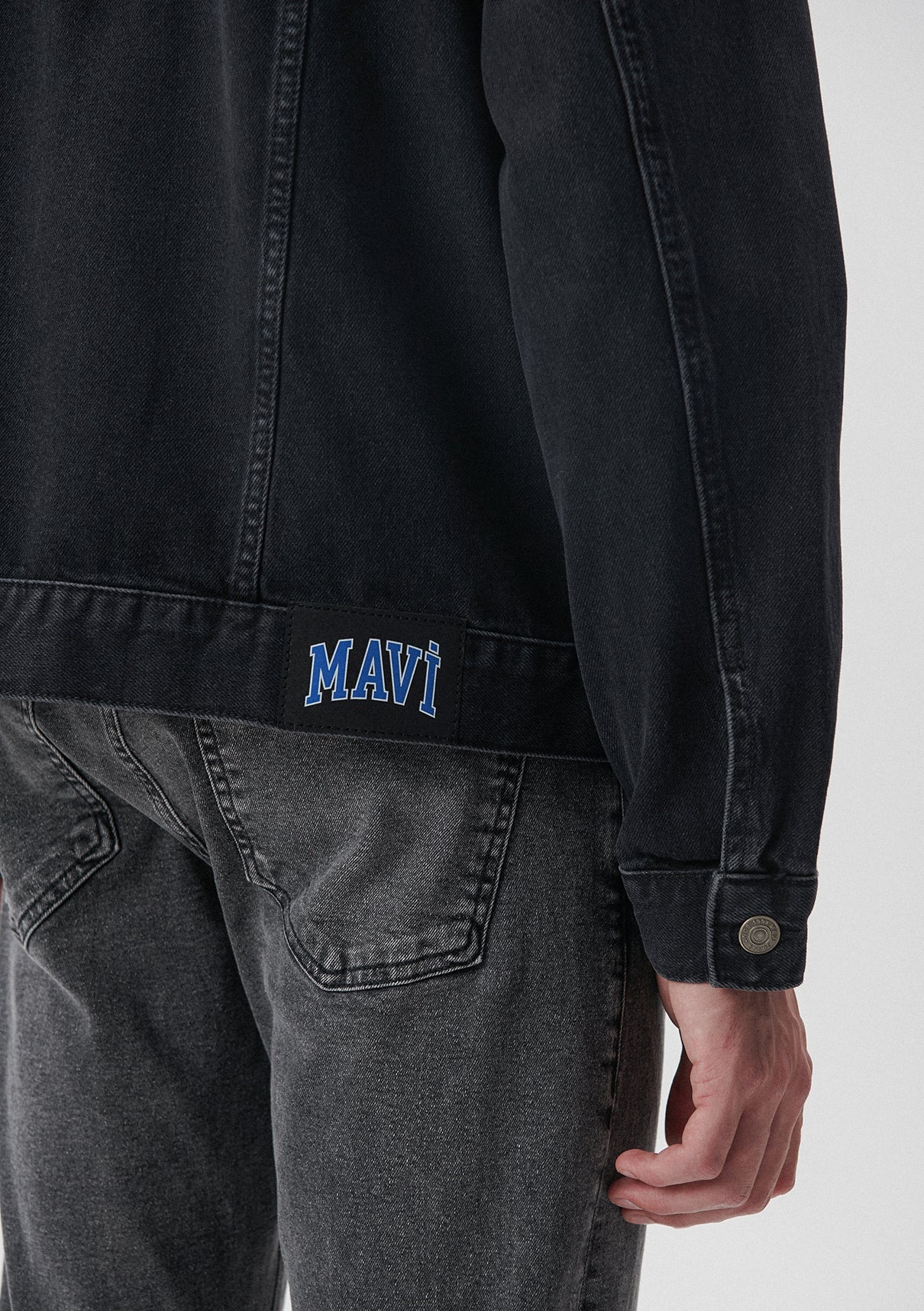 Ray Smoke College Jean Jacket