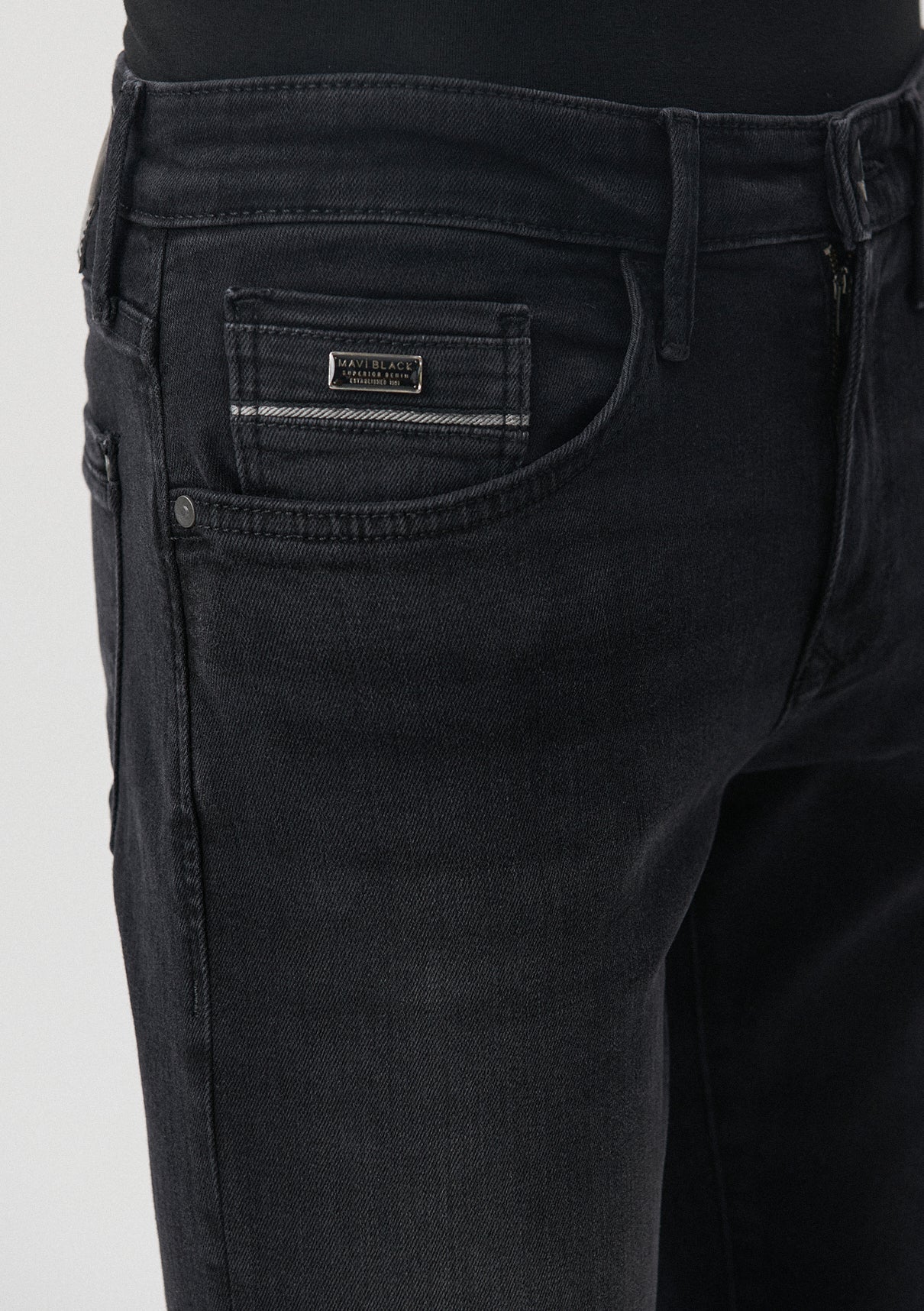 Marcus Deep Smoke Mavi Black Jean Pants