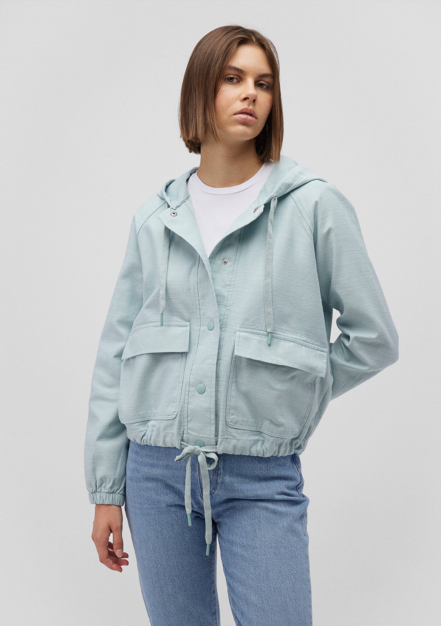 Hooded Green Jacket