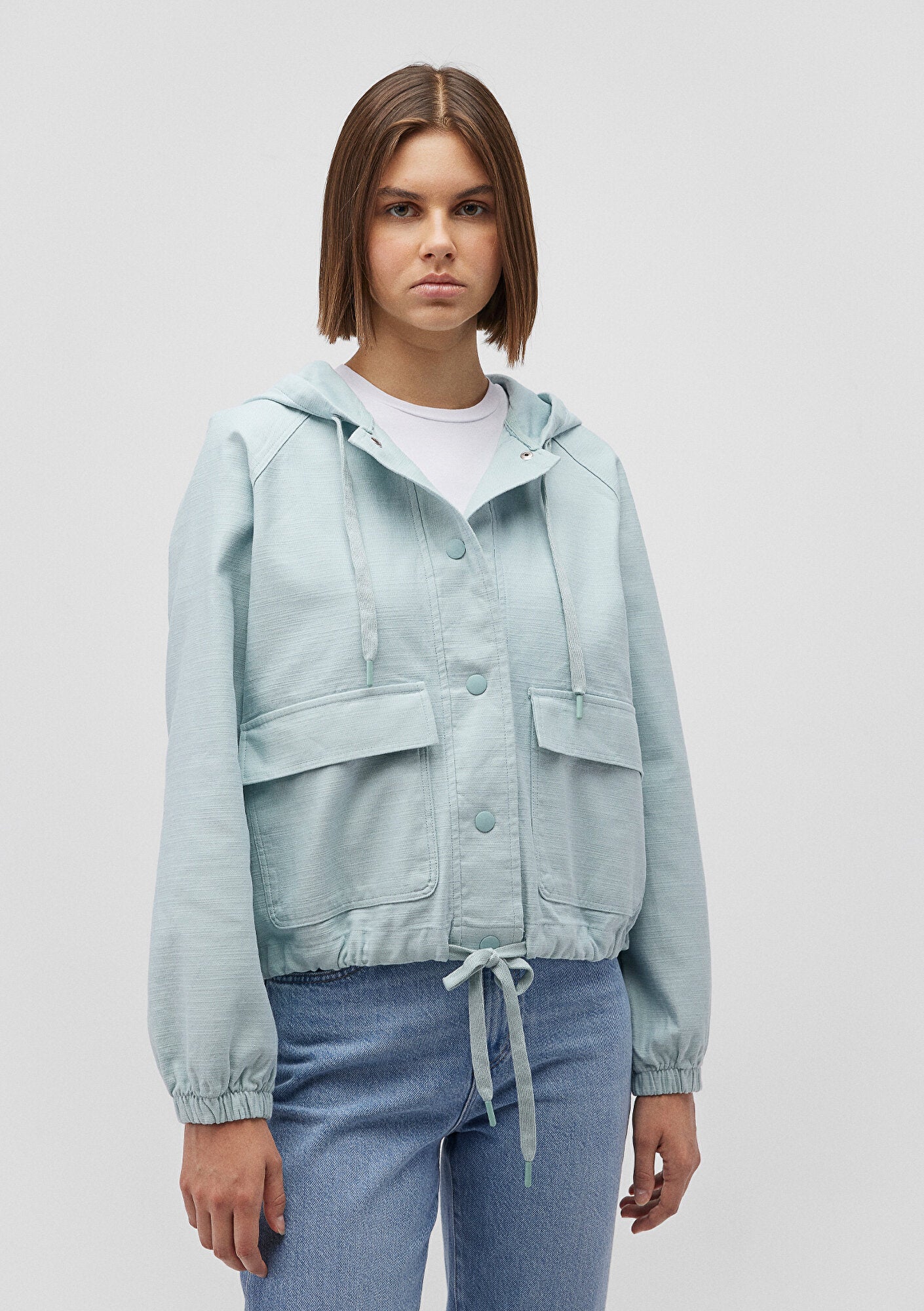 Hooded Green Jacket