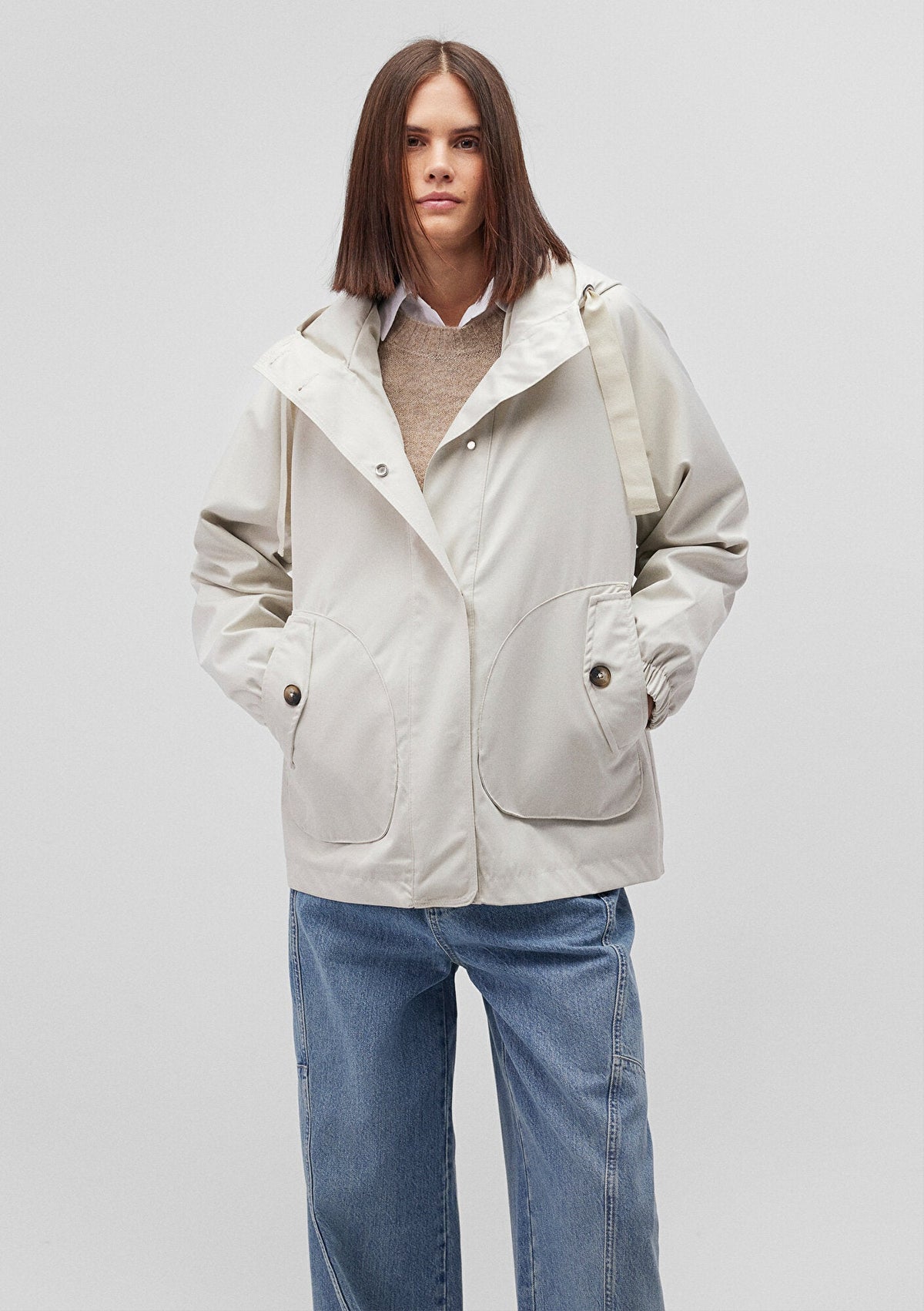 Hooded Grey Jacket