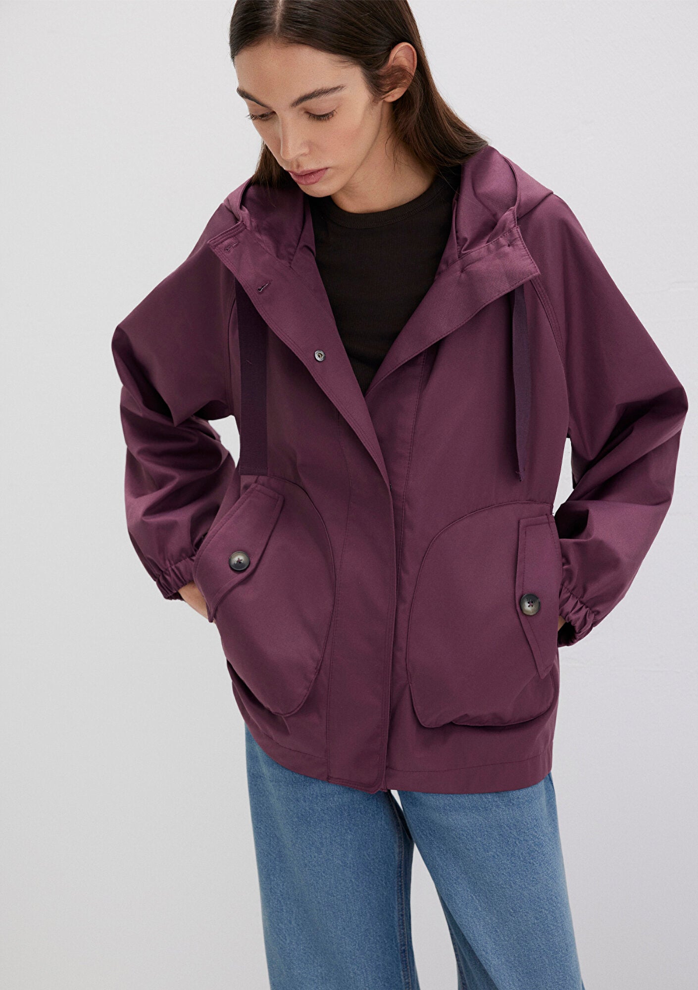 Hooded Purple Jacket