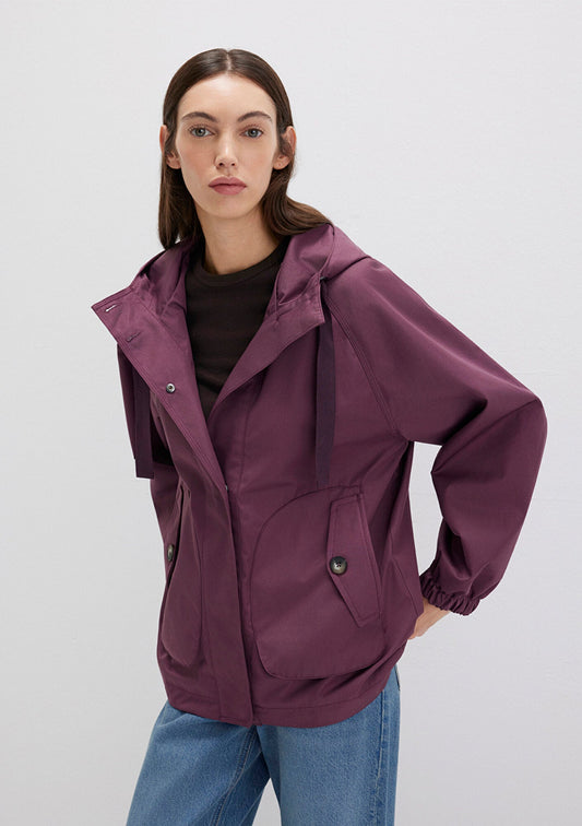 Hooded Purple Jacket