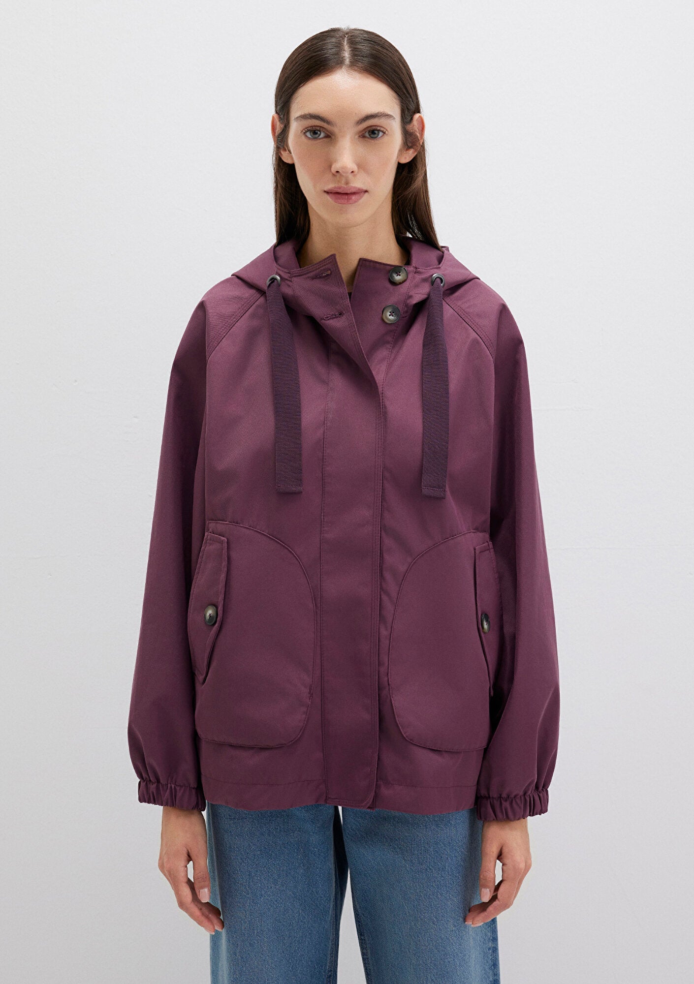 Hooded Purple Jacket