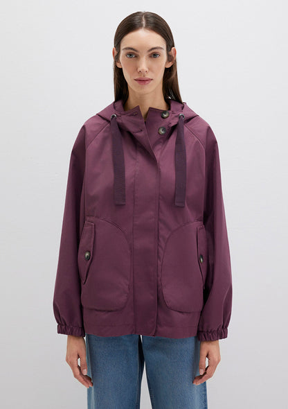 Hooded Purple Jacket