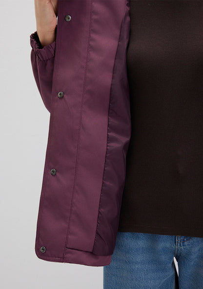 Hooded Purple Jacket