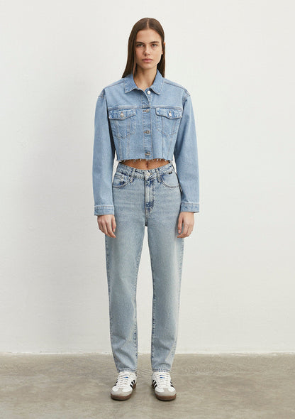 Brenda Mid Blue 90s Jean Jacket