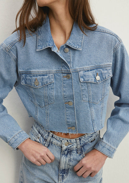 Brenda Mid Blue 90s Jean Jacket