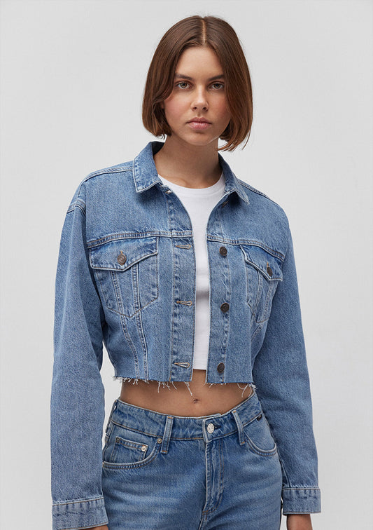 Brenda Shaded Blue 90s Jean Jacket