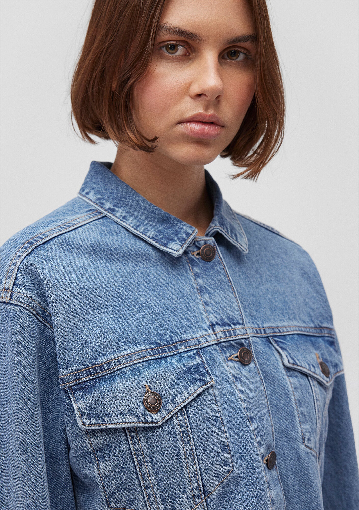 Brenda Shaded Blue 90s Jean Jacket
