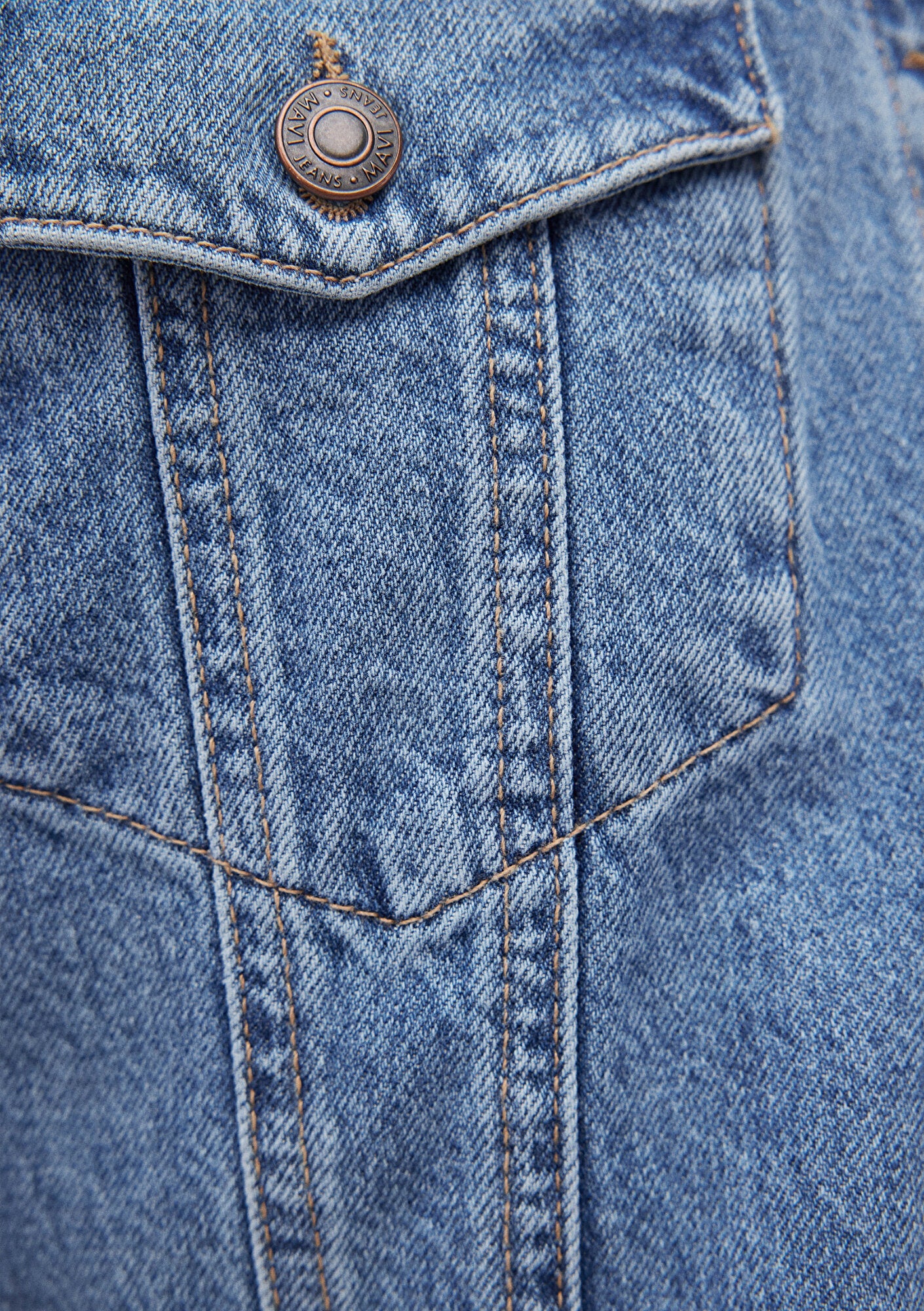 Brenda Shaded Blue 90s Jean Jacket