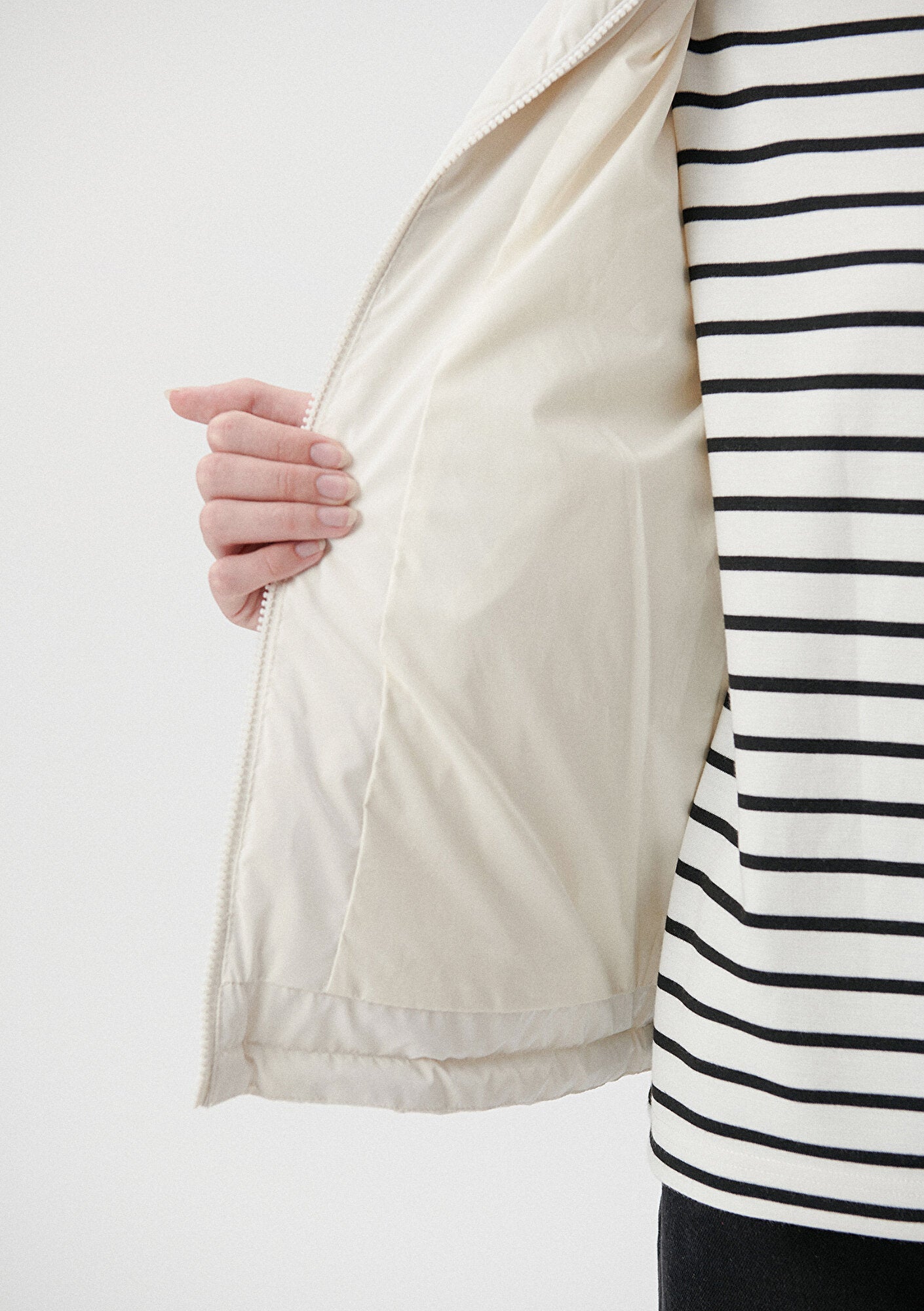 Premium Quilted White Puffer Jacket