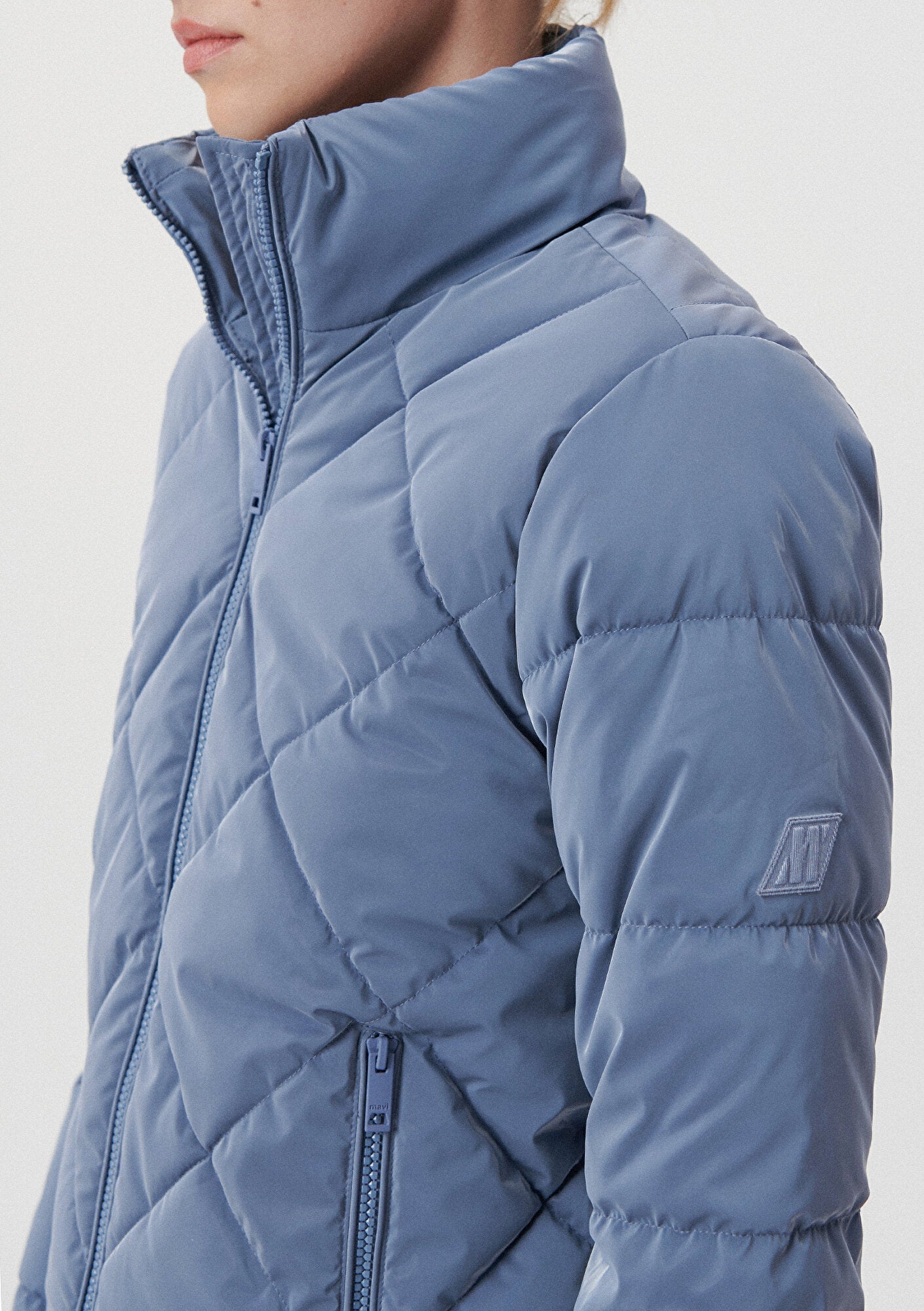 Premium Quilted Blue Puffer Jacket