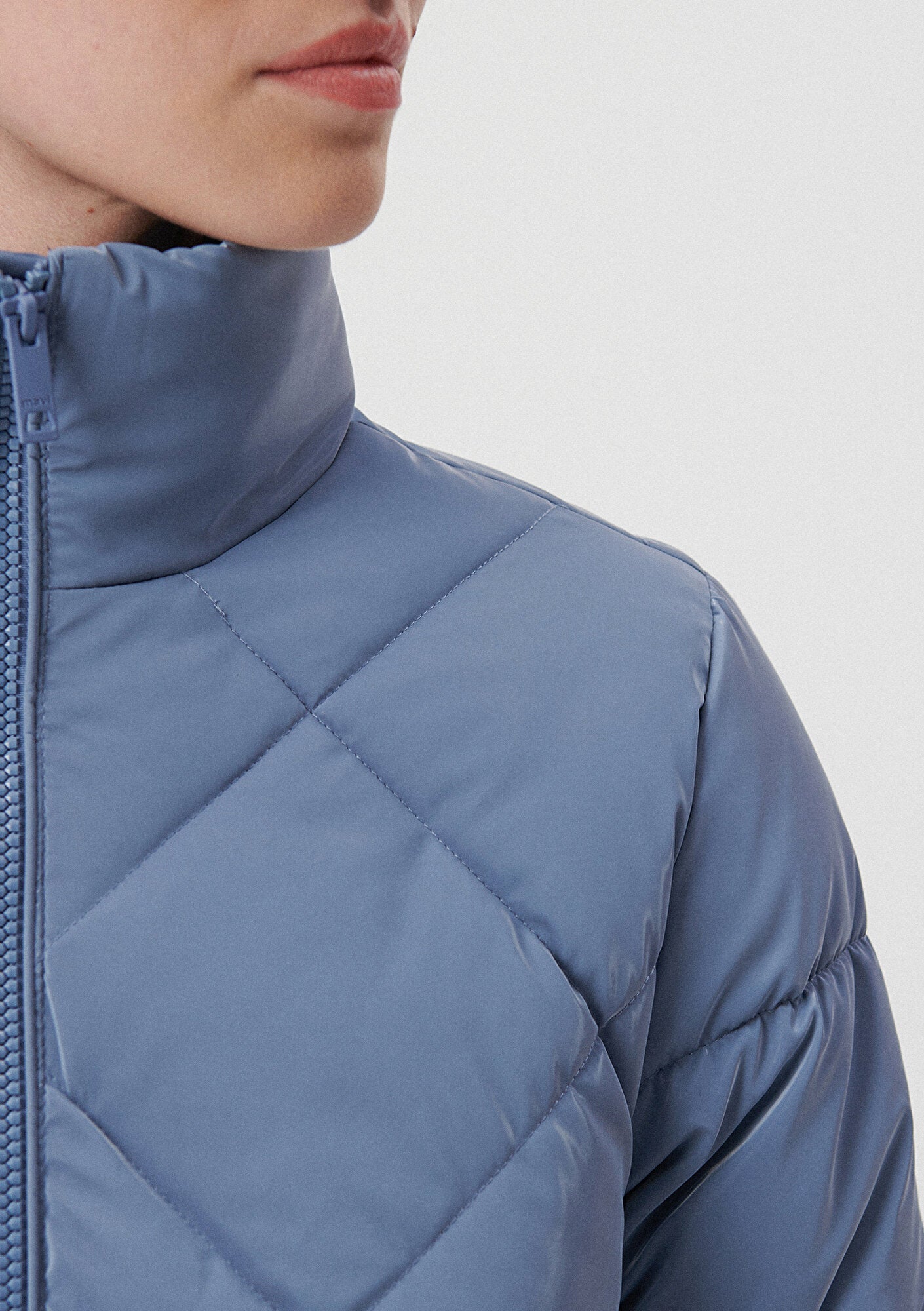 Premium Quilted Blue Puffer Jacket