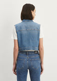 Rona Mid Blue Classic Denim Jean Vest