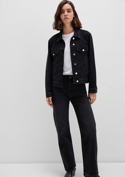 Ruby Dark Smoke Icon Jean Jacket