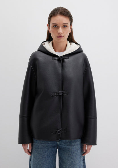 Black Faux Leather Jacket