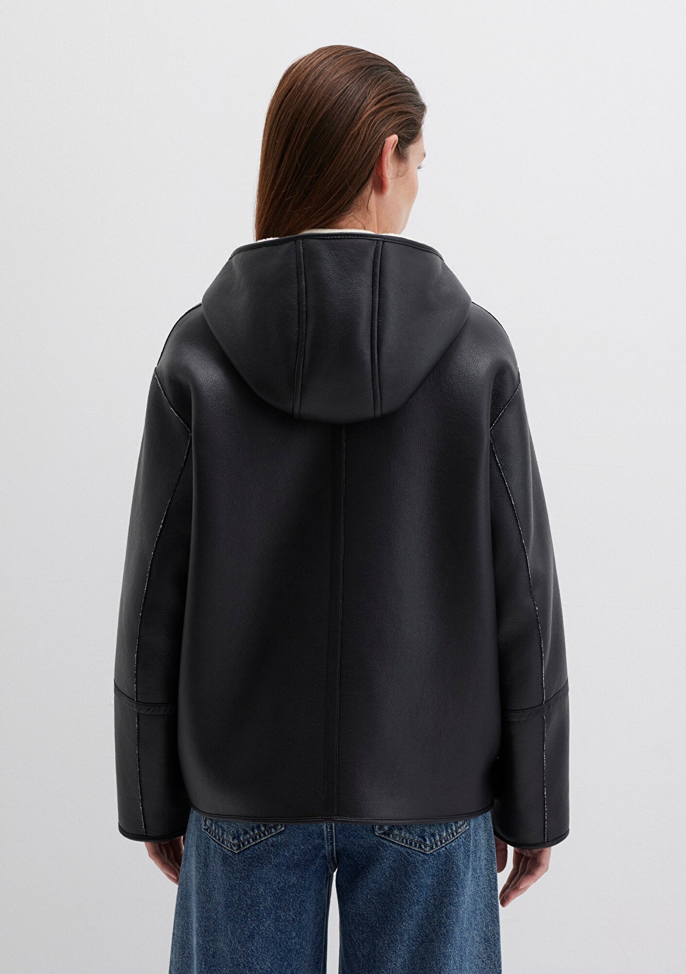 Black Faux Leather Jacket