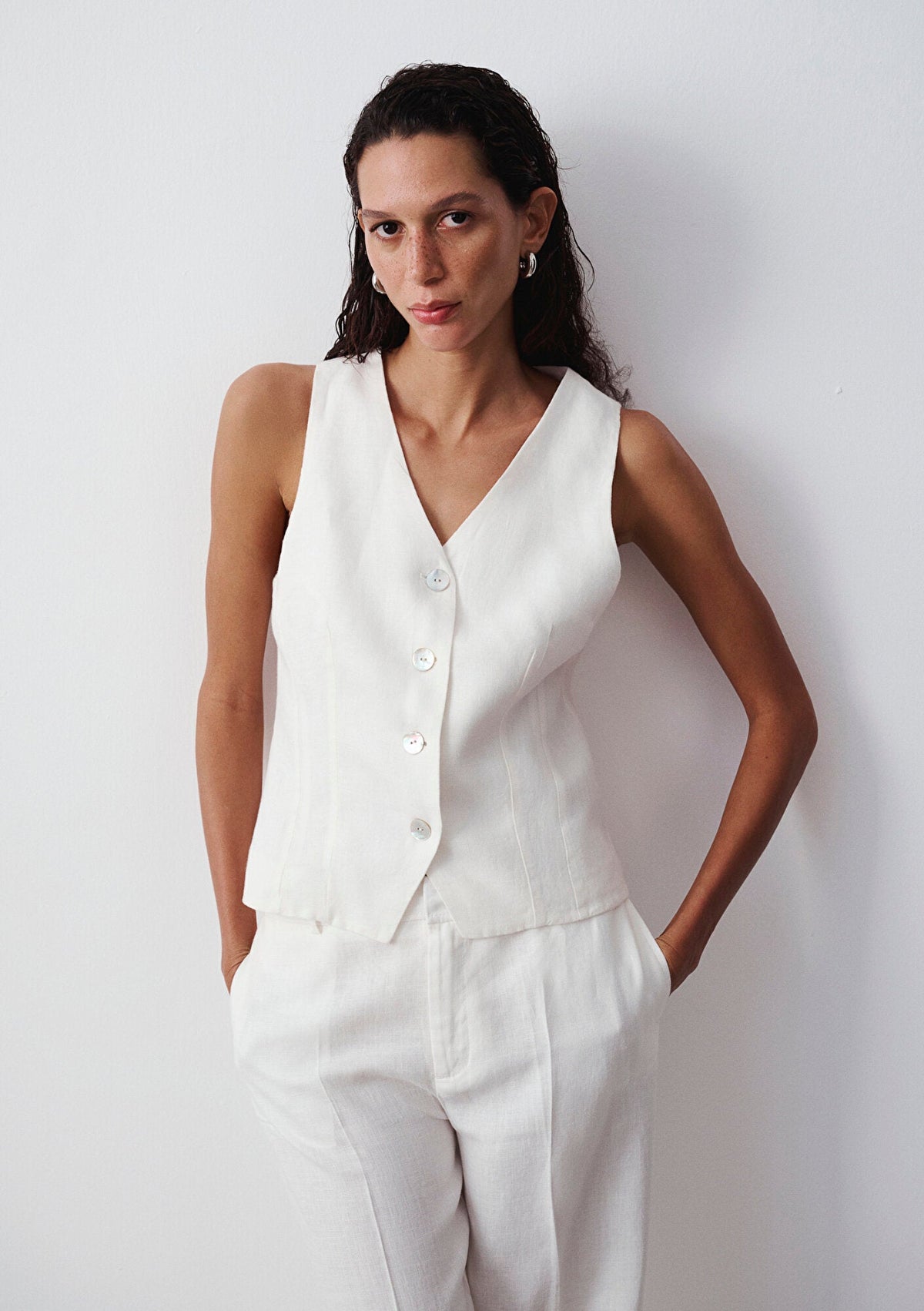 Ecru Vest