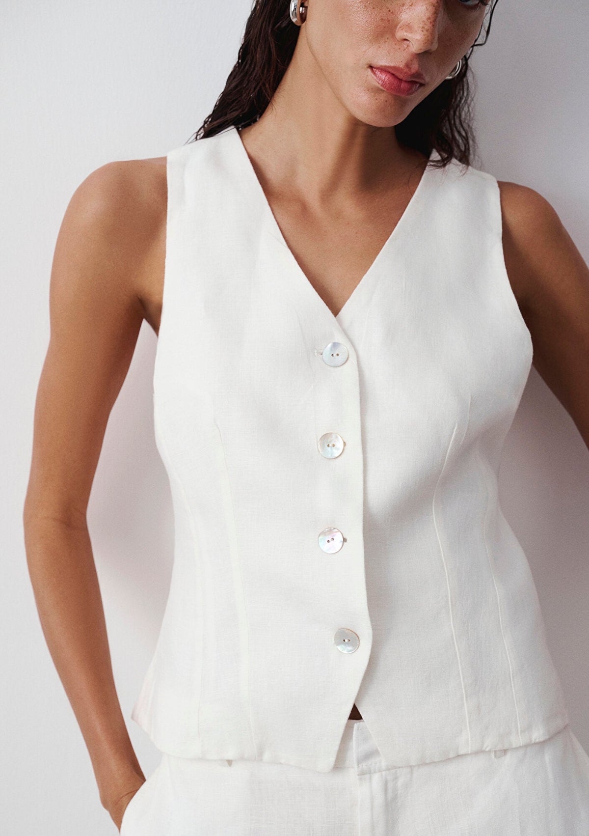 Ecru Vest