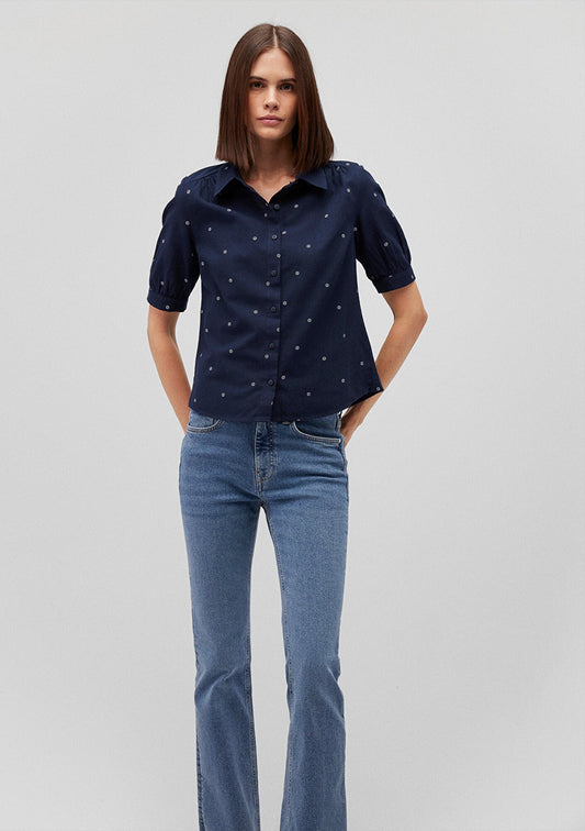 Mini Printed Navy Shirt