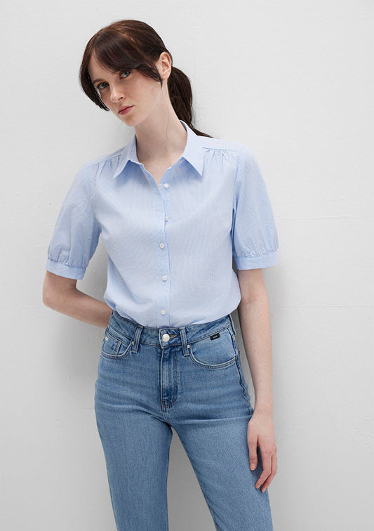 Striped Blue Shirt