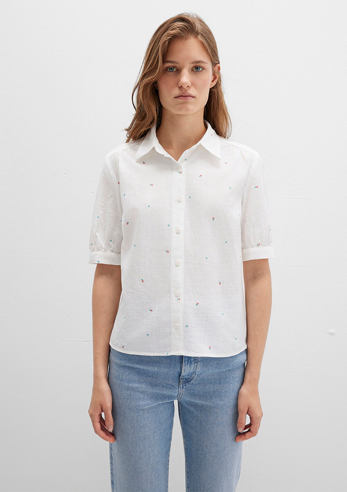Flower Printed Shirt