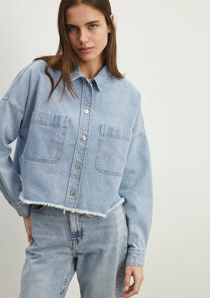 Willow Light Blue 90s Jean Shirt