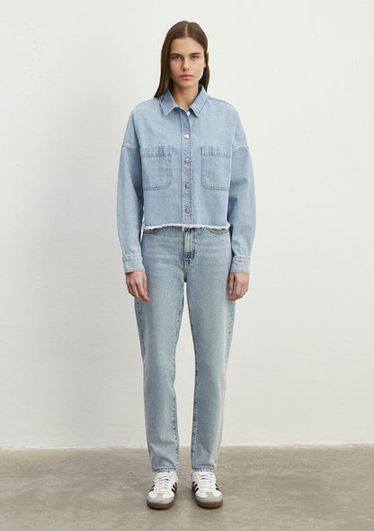 Willow Light Blue 90s Jean Shirt