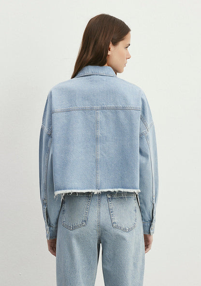 Willow Light Blue 90s Jean Shirt