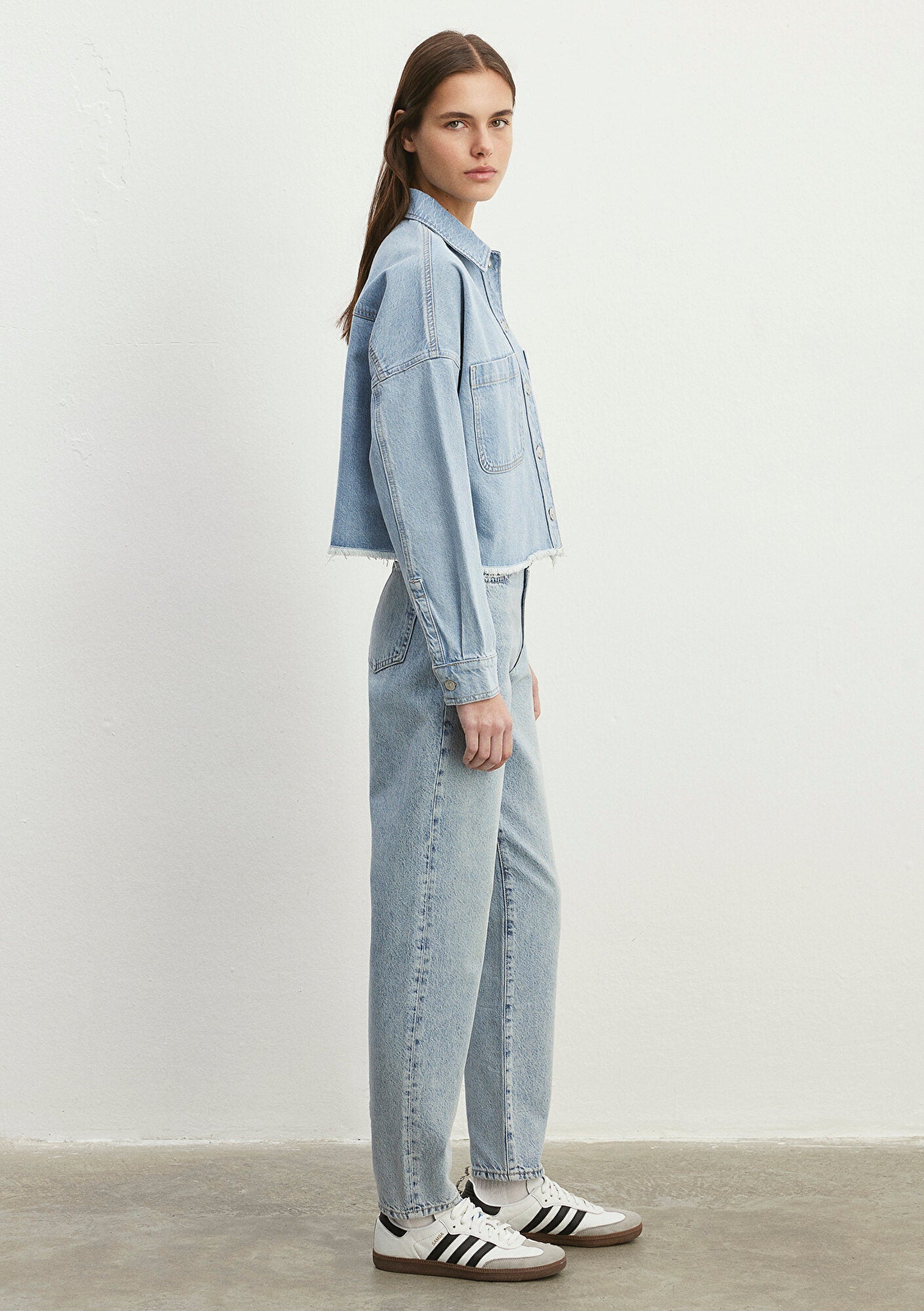 Willow Light Blue 90s Jean Shirt