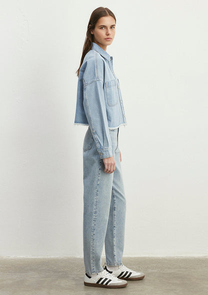 Willow Light Blue 90s Jean Shirt