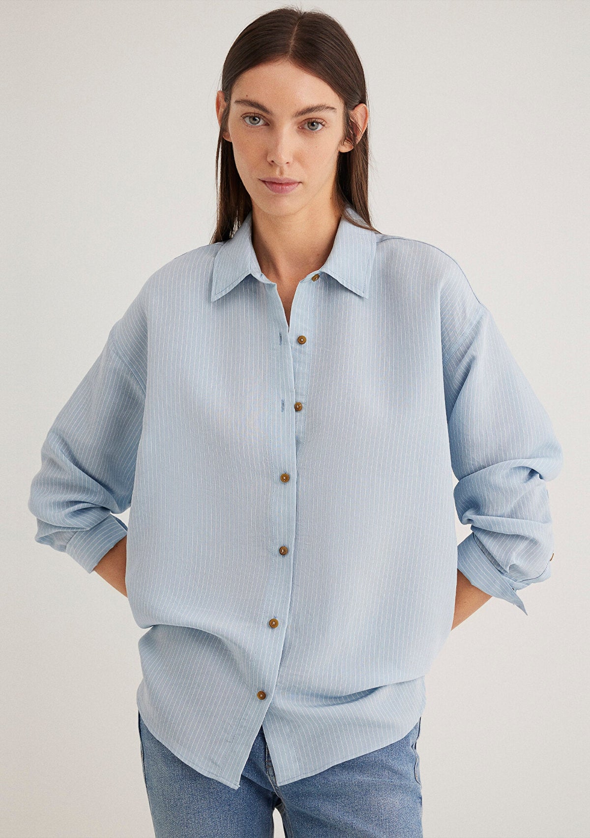 Lux Touch Striped Shirt
