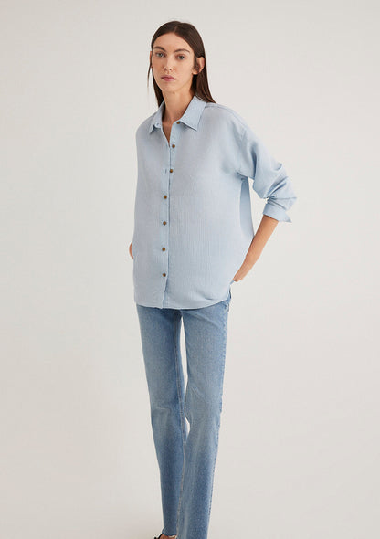 Lux Touch Striped Shirt