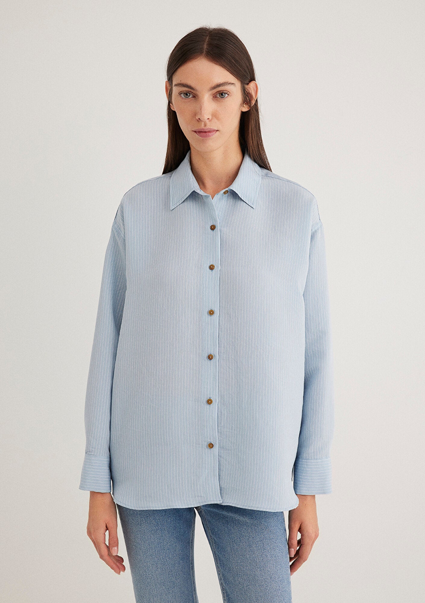 Lux Touch Striped Shirt