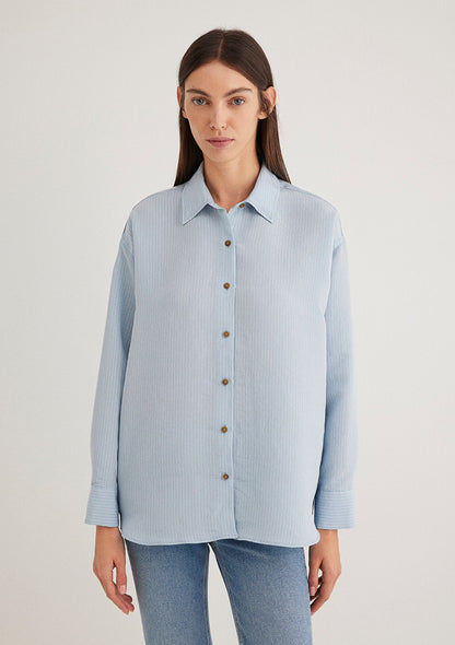 Lux Touch Striped Shirt