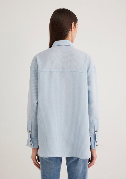 Lux Touch Striped Shirt