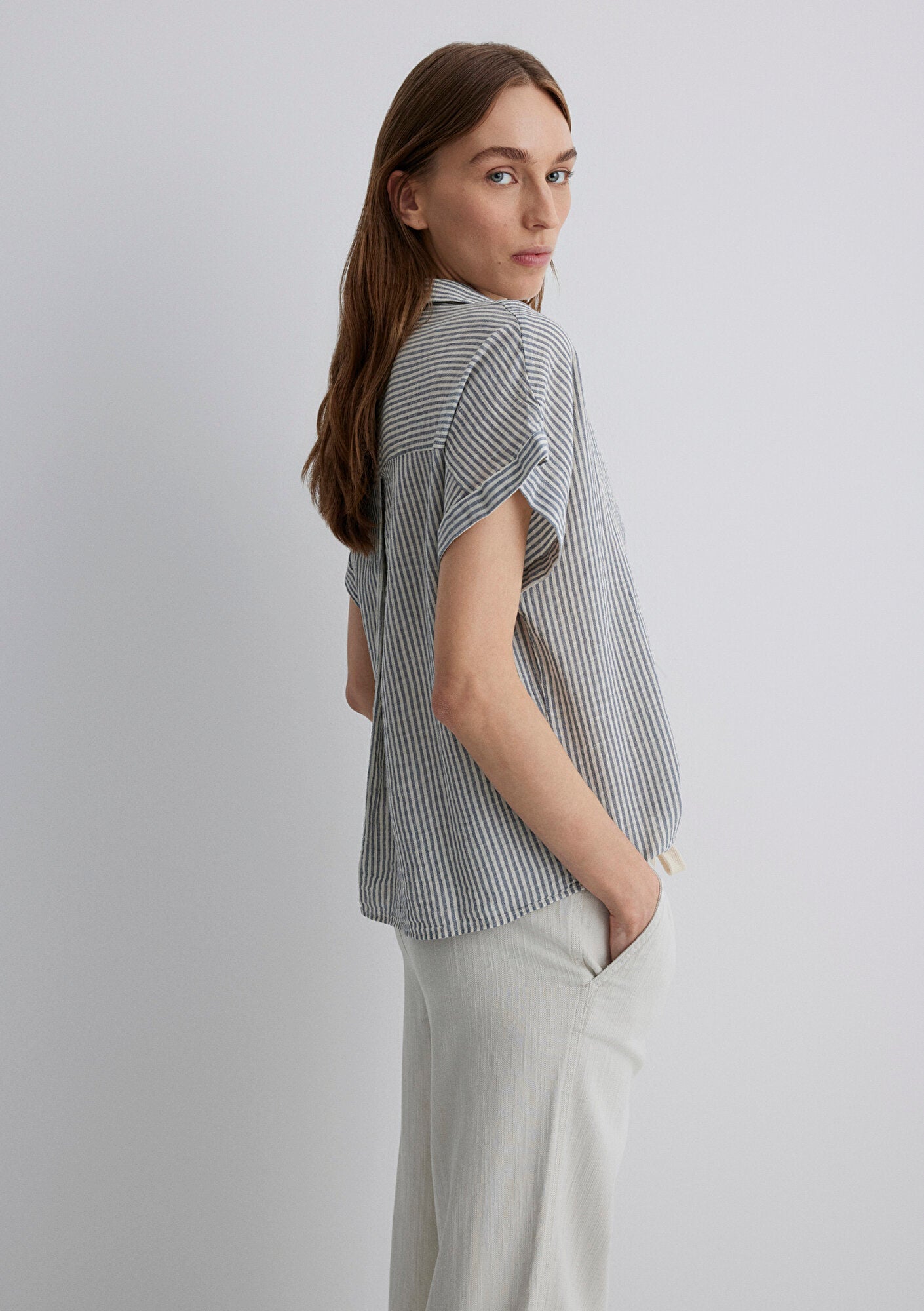 Navy Blue Shirt