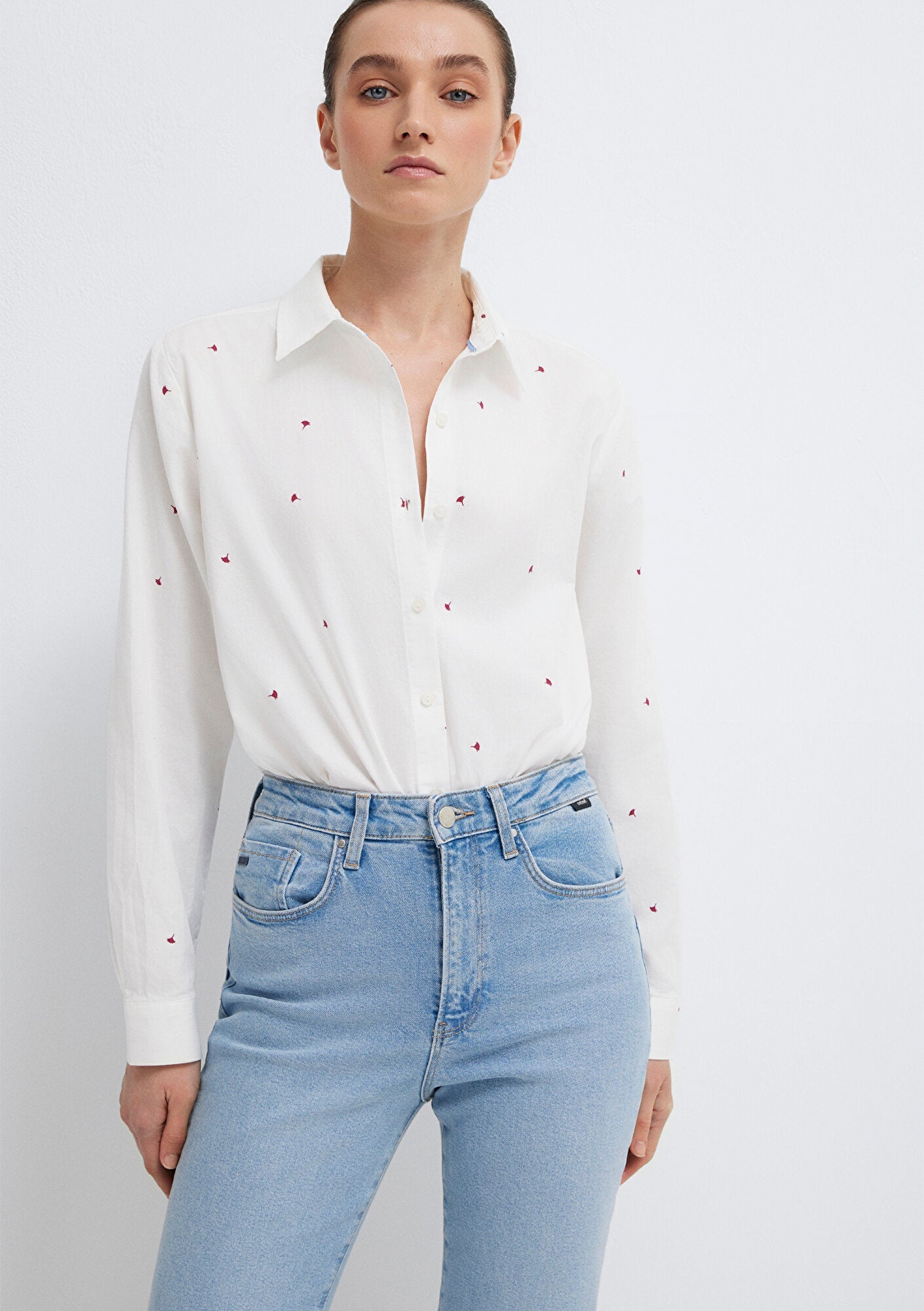 Printed Ecru Shirt