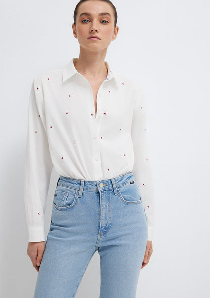 Printed Ecru Shirt