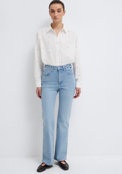 Printed Ecru Shirt