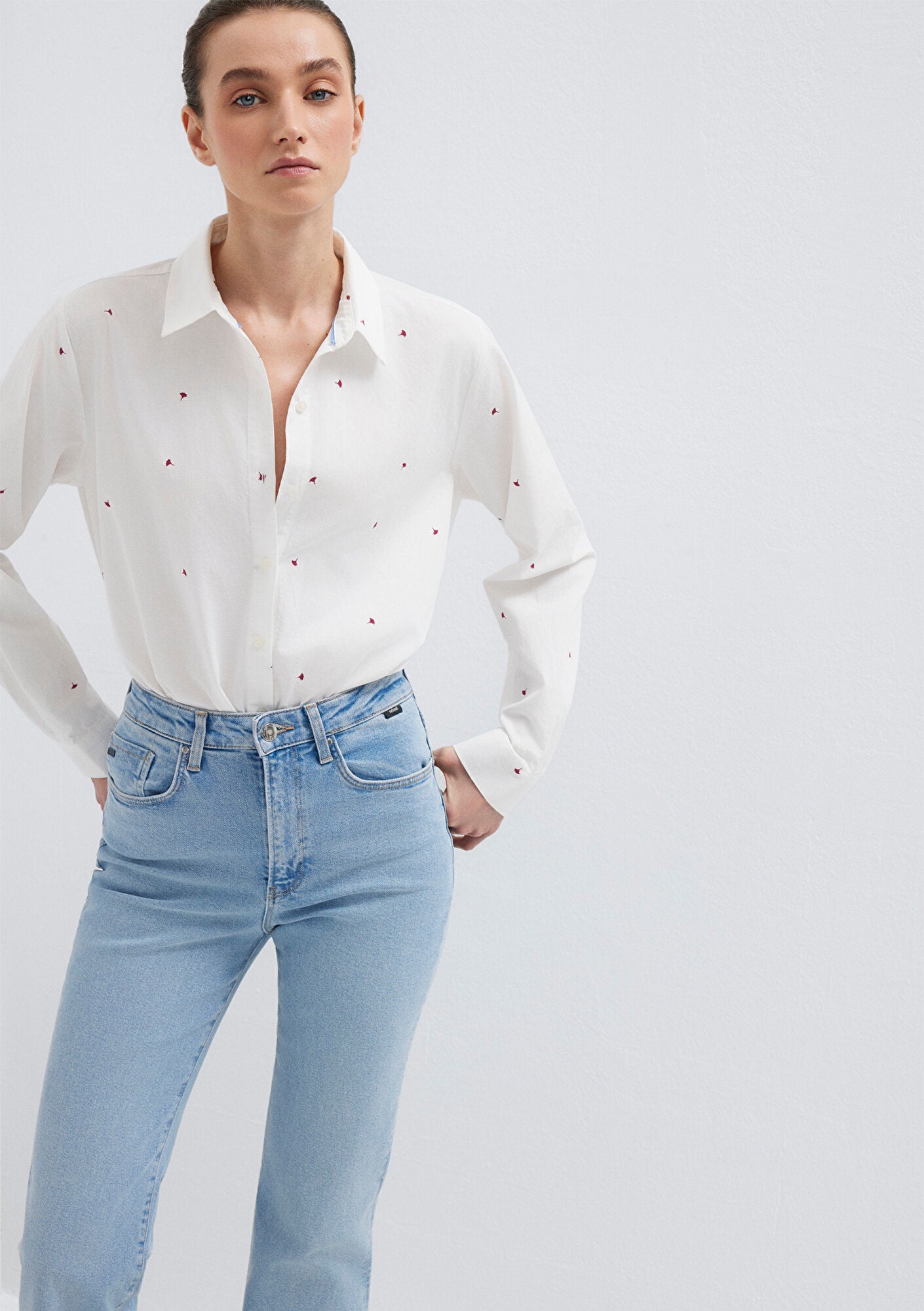 Printed Ecru Shirt