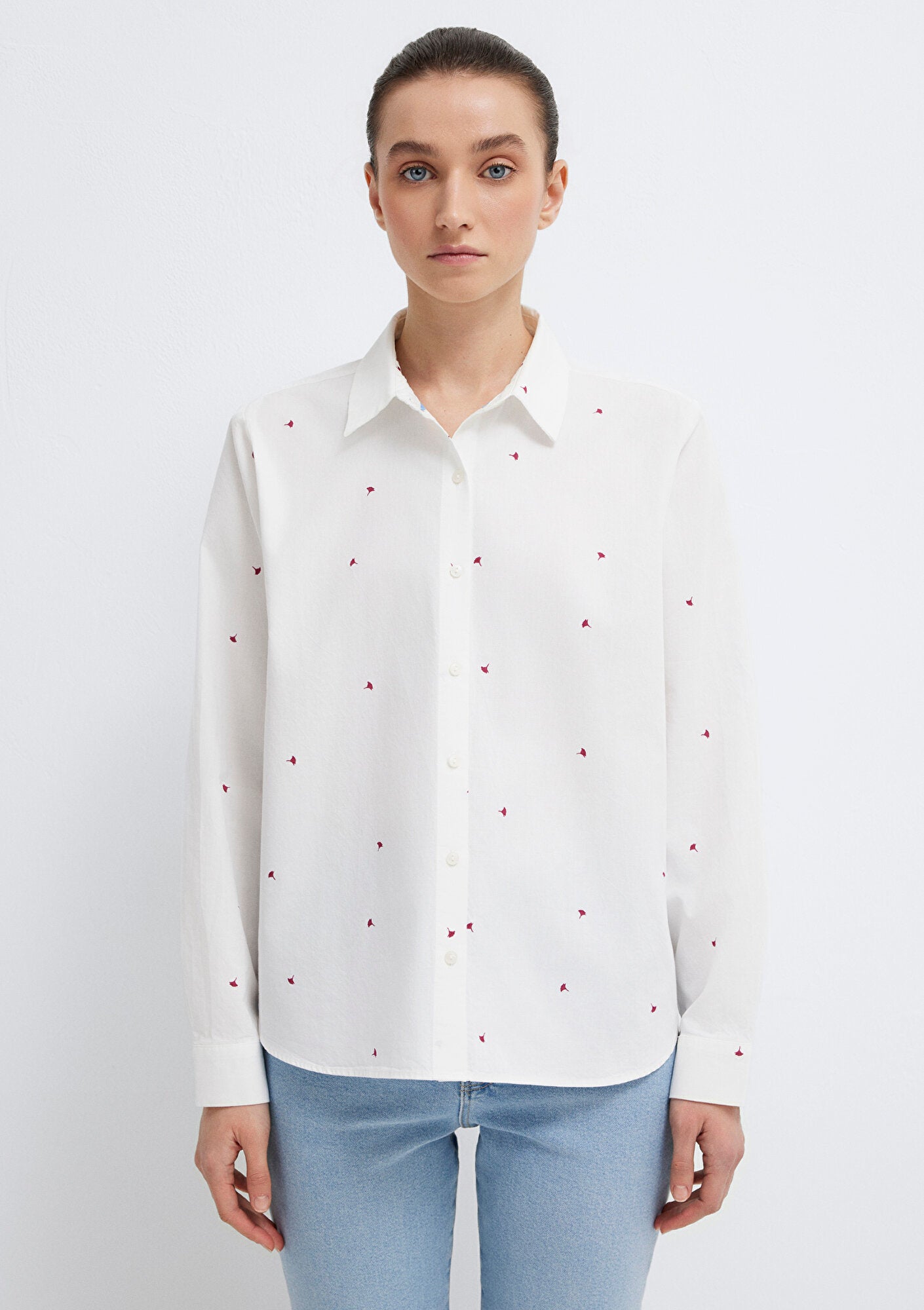 Printed Ecru Shirt